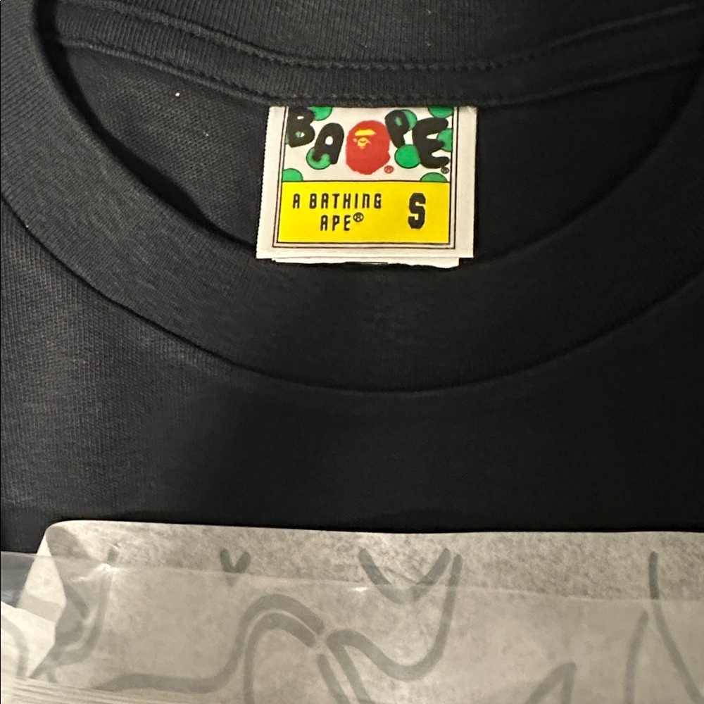 BAPE Black PolyGram Thermography Graphic Tee | New w/ Tags | Size Small - Picture 4 of 7